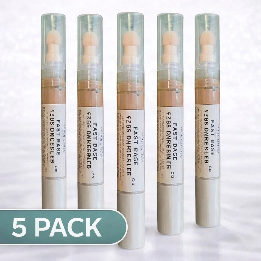 Makeup Revolution Fast Base Concealer C13 Lightweight Coverage 5 Pack New